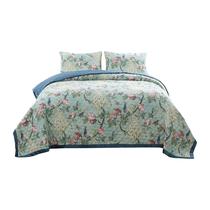 Conjunto de cama Benzara Eden Queen Quilt 229x229cm verde claro Conjunto de cama Benzara Eden Queen Quilt 229x229cm verde claro