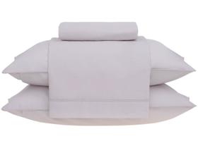 Conjunto de Cama Buddemeyer Percalle King 250/270 cm Cor Bege