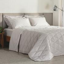 Conjunto de Cama Buddemeyer Percalle King 250/270 cm Cor Bege