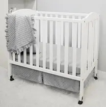 Conjunto de cama de berço American Baby Company Heavenly Soft Minky Dot