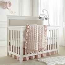 Conjunto de Cama de Berço Levtex Baby Heritage Blush Velvet - 4 Peças
