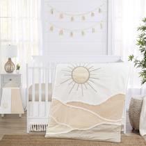 Conjunto de cama de berço Sweet Jojo Designs Boho Desert Sun Taupe