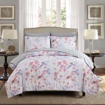 Conjunto de cama em uma bolsa DHSFKBE Floral Comforter Microfiber King
