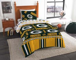 Conjunto de cama em uma bolsa Northwest NFL Green Bay Packers Twin Conjunto de cama em uma bolsa Northwest NFL Green Bay Packers Twin