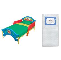 Conjunto de Cama Infantil Delta Children com Colchão Sesame Street Conjunto de Cama Infantil Delta Children com Colchão Sesame Street