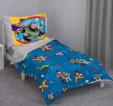 Conjunto de cama infantil Disney Toy Story Play Time 4 peças Conjunto de cama infantil Disney Toy Story Play Time 4 peças