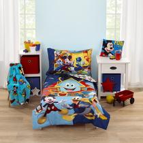 Conjunto de cama infantil NoJo Disney Mickey Mouse Funhouse Crew