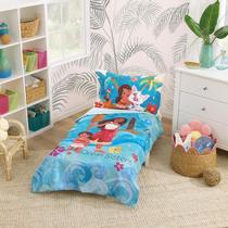 Conjunto de cama infantil NoJo Disney Moana 2 Ocean Sisters 4 peças