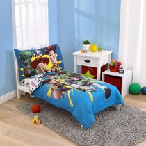 Conjunto de cama infantil NoJo Disney Toy Story Taking Action de 4 peças