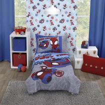 Conjunto de Cama Infantil NoJo Marvel Homem-Aranha - 4 Peças Conjunto de Cama Infantil NoJo Marvel Homem-Aranha - 4 Peças