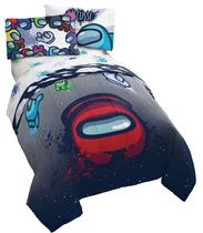 Conjunto de cama Jay Franco Among Us Space Splatter Twin Size