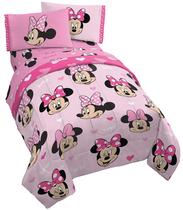 Conjunto de cama Jay Franco Disney Minnie Mouse Hearts N Love Full Conjunto de cama Jay Franco Disney Minnie Mouse Hearts N Love Full