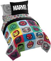 Conjunto de cama Jay Franco Marvel Avengers Pop Twin Size 5 peças