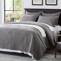 Conjunto de cama king size Anluoer Grey Lightweight Microfiber