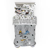 Conjunto de cama Peanuts Halloween Twin edredom e lençol, 4 peças Conjunto de cama Peanuts Halloween Twin edredom e lençol, 4 peças