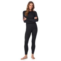Conjunto de Camada Base Térmica Pesada Cuddl Duds Preto M Conjunto de Camada Base Térmica Pesada Cuddl Duds Preto M