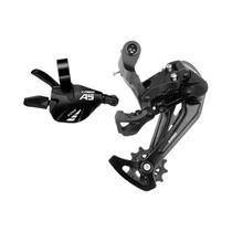 Conjunto de Câmbio de Bicicleta 1x9, 10 e 11 Velocidades - Alavanca de Gatilho A5, A7, A9, AX