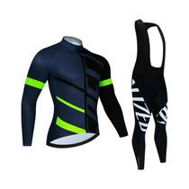 Conjunto De Camisa De Ciclismo Masculina De Manga Longa Para Outono, Roupas De MTB E Bicicleta De