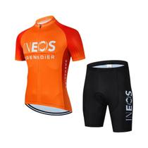 Conjunto De Camisa De Ciclismo Masculina INEOS 2025 Profissional MTB Bicicleta Esportiva Uniforme De