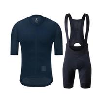 Conjunto de Camisa e Bermuda de Ciclismo Masculina MTB - Kit Reflexivo Personalizado