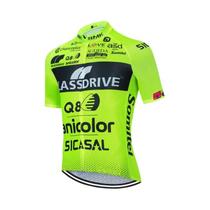 Conjunto de Camisa e Shorts de Ciclismo Amarelo - Equipe Glassdrive - Modelo 20D Conjunto de Camisa e Shorts de Ciclismo Amarelo - Equipe Glassdrive - Modelo 20D