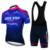 Conjunto De Camisa Masculina De Verão Quick Step, Respirável, Uniforme Para Ciclismo De Montanha,