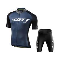 Conjunto De Camiseta De Ciclismo Masculina De Secagem Rápida pro Para Equipes De Bicicleta, Manga