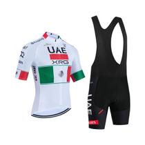 Conjunto De Camiseta E Calças De Ciclismo De Secagem Rápida Para Homens E Mulheres Tour 2026 UAE