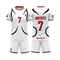 Conjunto De Camiseta E Shorts Oversized De Verão Do Anime Blue Lock Para Homens, Estilo Cartoon U20