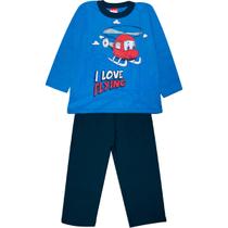 Conjunto De Camiseta Moletom Infantil Menino Forrada Inverno