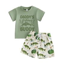 Conjunto de camisetas e shorts para meninos com roupa de verão Bagilaanoe