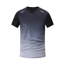 Conjunto De Camisetas Masculinas De Secagem Rápida Com Gradiente De Cores, Estilo Casual Para