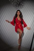 Conjunto de camisola com calcinha e hobby paixão