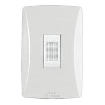 Conjunto de Campainha Bivolt Linha Petra Modular Branco Mec Tronic Conjunto de Campainha Bivolt Linha Petra Modular Branco Mec Tronic
