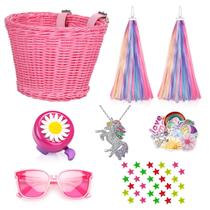 Conjunto de Canasta para Bicicleta Suerico para Niñas con Accesorios