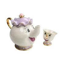 Conjunto De Caneca E Bule Da Senhora Potts De a Bela E a Fera Da Disney, Caneca Chip, Presente De Conjunto De Caneca E Bule Da Senhora Potts De a Bela E a Fera Da Disney, Caneca Chip, Presente De