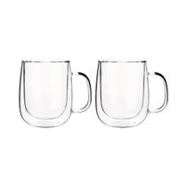 Conjunto De Canecas De Café De Vidro Com Parede Dupla Isolada, Pacote Com 2, Com Alça Para Chá, Conjunto De Canecas De Café De Vidro Com Parede Dupla Isolada, Pacote Com 2, Com Alça Para Chá,