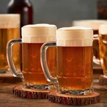 Conjunto De Canecas De Chopp Em Vidro 400 Ml