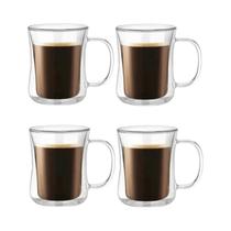 Conjunto De Canecas De Vidro Duplo Isolado Térmico Para Cerveja E Café, Feitas À Mão, Transparentes, Conjunto De Canecas De Vidro Duplo Isolado Térmico Para Cerveja E Café, Feitas À Mão, Transparentes,