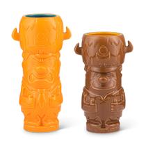 Conjunto de canecas Tiki Geeki Tikis The Flintstones Fred & Barney Conjunto de canecas Tiki Geeki Tikis The Flintstones Fred & Barney