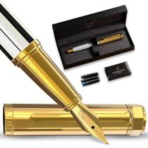 Conjunto de Caneta-Tinteiro Ellington Pens Master Chopin com Pena Fina Conjunto de Caneta-Tinteiro Ellington Pens Master Chopin com Pena Fina