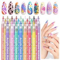 Conjunto de canetas de arte para unhas SAVILAND Essentials 24 cores 0,7 mm