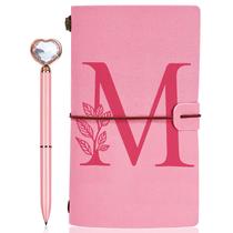 Conjunto de canetas de coração de couro rosa Journal JEWPHX M 20x12 cm + Conjunto de canetas de coração de couro rosa Journal JEWPHX M 20x12 cm +