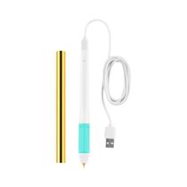 Conjunto De Canetas De Folha De Ouro 0.8mm Alimentadas Por USB Ativadas Pelo Calor Para DIY