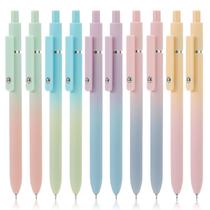 Conjunto de canetas de gel FIOVER, tinta preta, 0,7 mm, ponto médio, 10 unidades Conjunto de canetas de gel FIOVER, tinta preta, 0,7 mm, ponto médio, 10 unidades