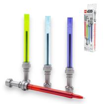 Conjunto de canetas de gel IQ LEGO Star Wars Lightsaber, pacote com 4, 5,25 cm