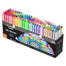 Conjunto de canetas de gel Shuttle Art, pacote 260, 130 cores com 130 recargas Conjunto de canetas de gel Shuttle Art, pacote 260, 130 cores com 130 recargas