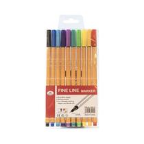 Conjunto De Canetas De Linha Fina À Prova d'Água Em 10, 18 E 24 Cores, Material De Escritório, Conjunto De Canetas De Linha Fina À Prova d'Água Em 10, 18 E 24 Cores, Material De Escritório,