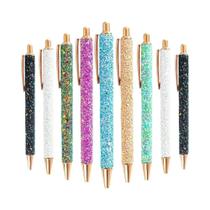 Conjunto De Canetas Esferográficas Com Glitter, Lantejoulas E Escamas De Sereia, Multi-Estilos,