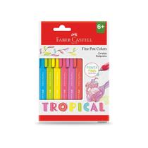 Conjunto de Canetas Fine Pen Colors - 6 Cores - Faber Castell Conjunto de Canetas Fine Pen Colors - 6 Cores - Faber Castell